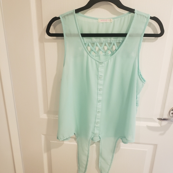 Teal/turquoise top - Picture 4 of 4